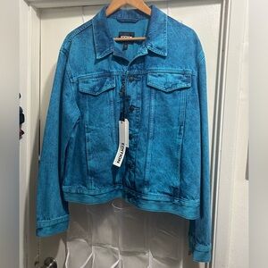 Express Indigo Dyed Denim Jacket